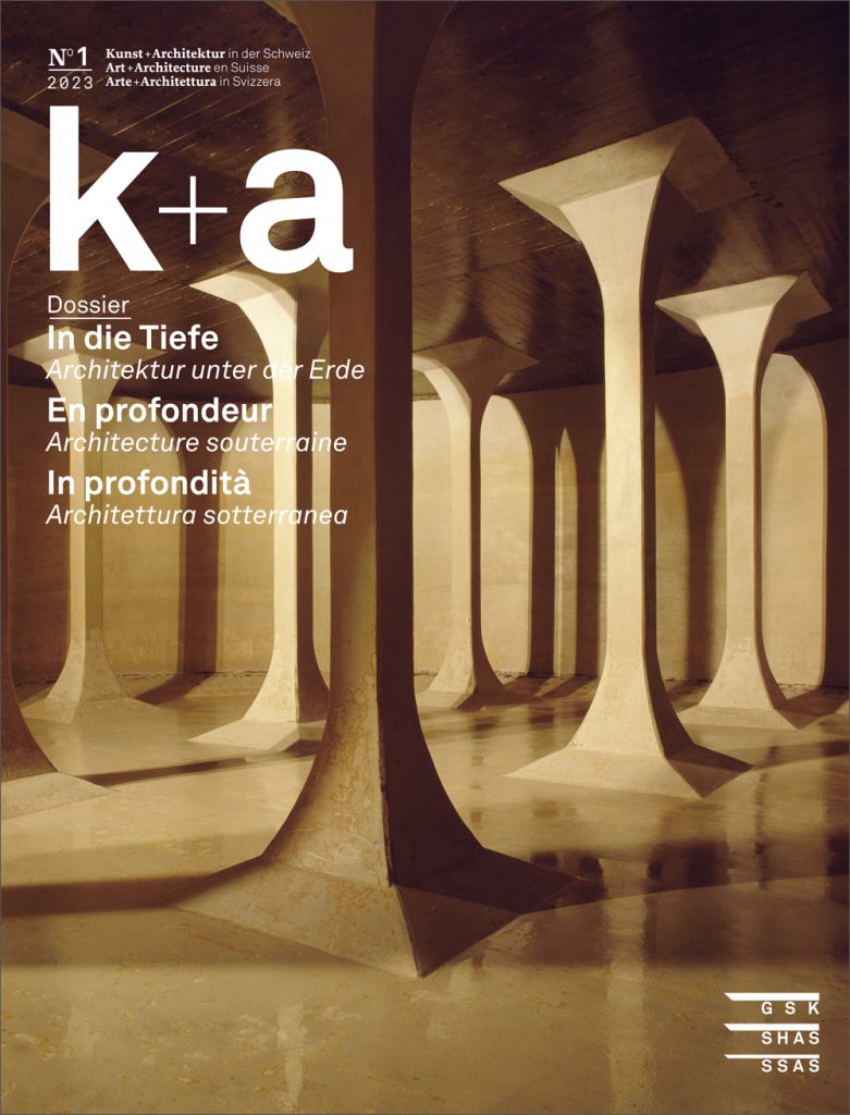 Titelseite k+a 2023/1 "In die Tiefe"