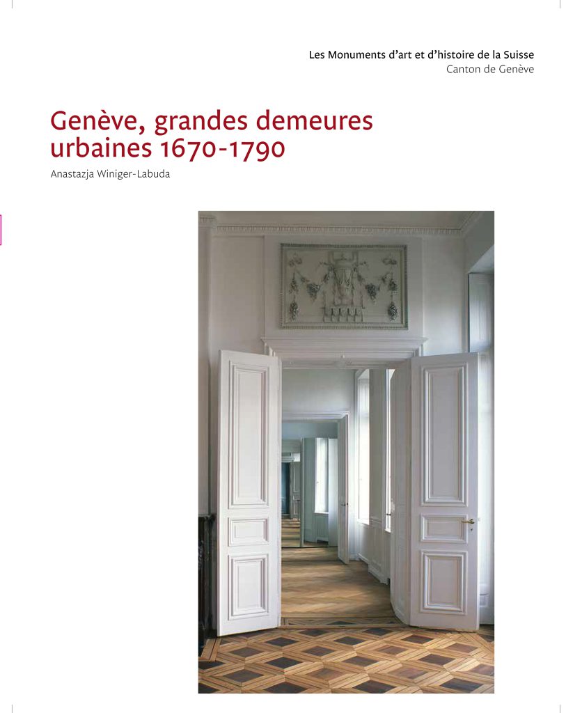 Couverture du volume Les Monuments d'art et d'histoire du canton de Genève V, Genève, grandes demeures urbaines 1670-1790