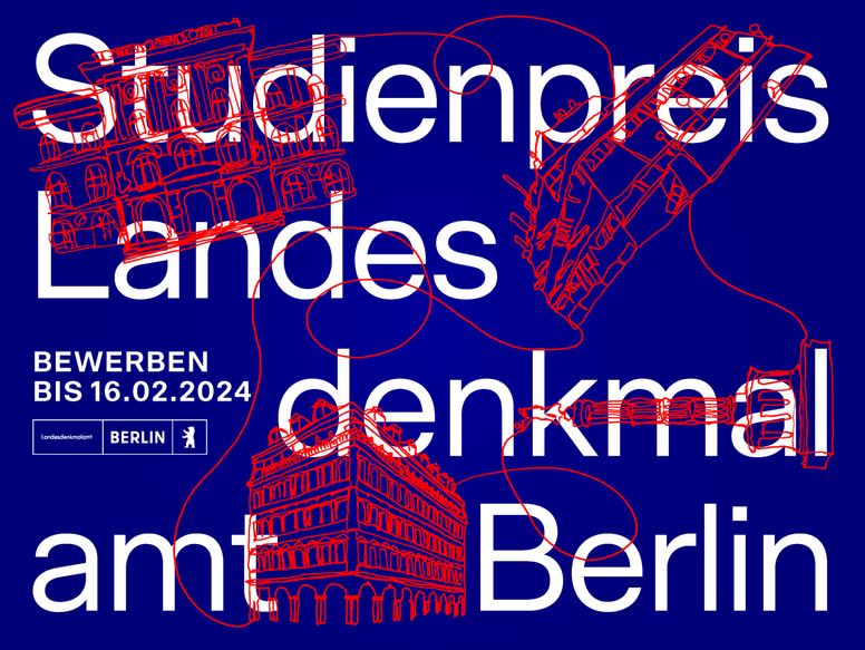 Studienpreis Landesdenkmalamt Berlin_Plakat_Logo